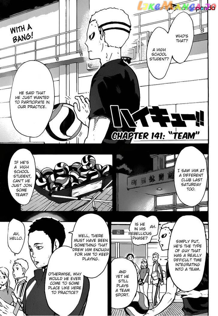 Haikyuu!!, Chapter 141 image 01
